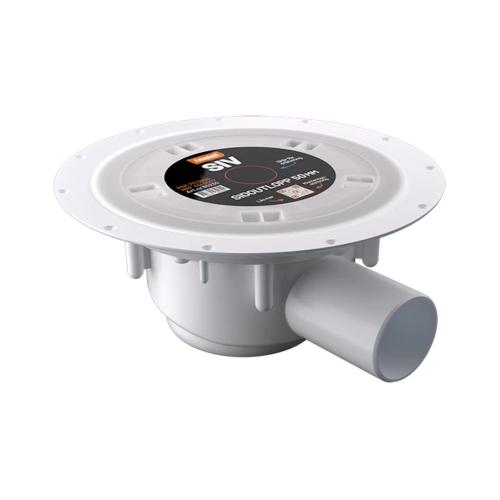 Golvbrunn SIV Sidoutlopp 50mm Faluplast