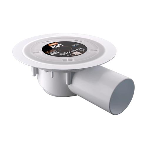 Golvbrunn RUT Sidoutlopp 75mm Faluplast