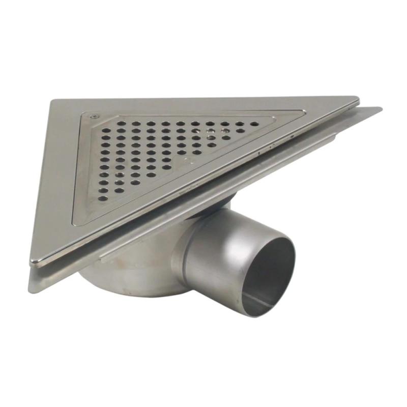 Waterline Drain 206-75S-3K 150x75mm Hörn Rostfritt Stål Blücher