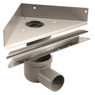 Unidrain Grundpaket Hörn 200mm