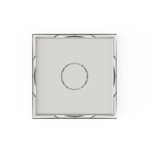 Fliseramme Purus Square 148 Tile Insert 148x148 mm Rustfri Mat