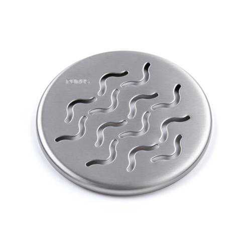 Purus Gulvafløbsrist Wave 150 Rustfrit Stål