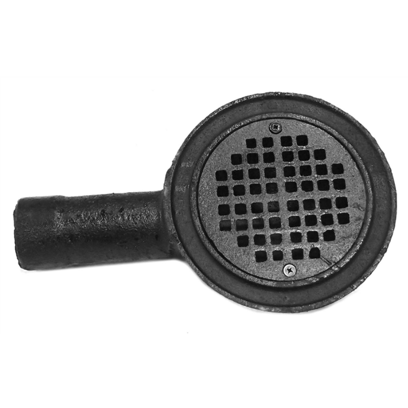 Spygatt 150X75mm Asfalterad Med Sil, Sidoutlopp