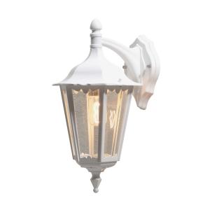 Firenze Wall Light Down E27, White, 230-240V, IP43, Konstsmide