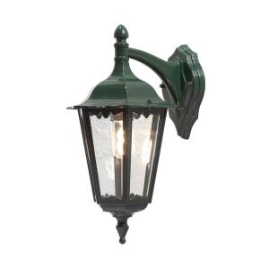 Firenze Wall Light Down E27, Green, 230-240V, IP43, Konstsmide