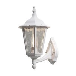 Firenze Wall Lamp Up E27, White, 230-240V, IP43, Konstsmide