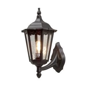 Firenze Wall Light Up E27, Sort, 230-240V, IP43, Konstsmide