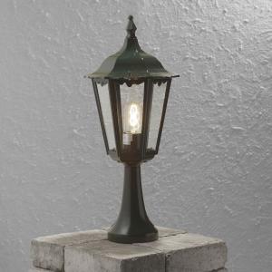 Firenze Gate Post Lantern 230-240V, 100W, E27, Green, Konstsmide