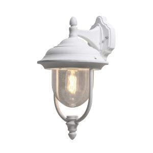 Parma Wall Light Down, E27, Hvid, 230-240V, IP43, Konstsmide