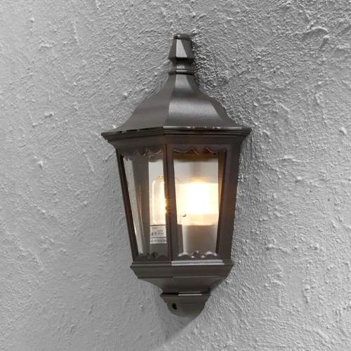 Firenze Vægloftlampe E27 230-240V IP43 Sort Konstsmide