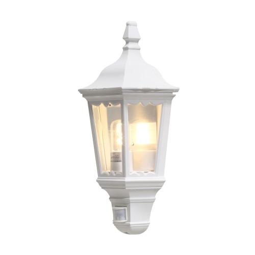 Firenze Vægloftslampe E27, PIR, Hvid, 230-240V, IP43, 100W, Konstsmide