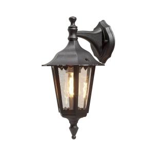 Firenze Wall Light Down E27, Black, 230-240V, IP43, 60W, Konstsmide