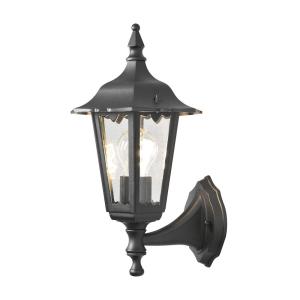 Firenze Wall Light Up E27, Black, 230-240V, IP43, 60W, Konstsmide