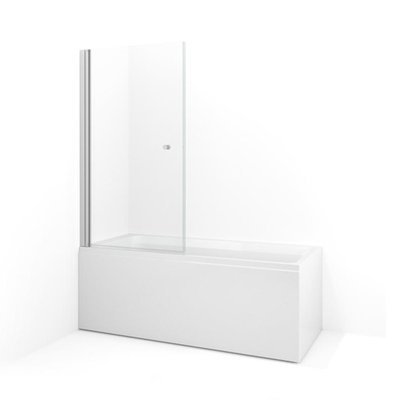 Macro Design Spirit Skärmvägg Rak Badkar 800x280x1400mm Klarglas Matt