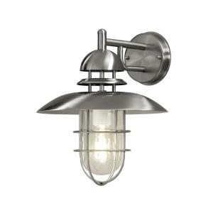 Sorrento Wall Lamp 60W, 230-240V, IP44, E27, Stainless Steel,, Konstsmide