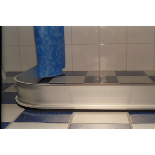 Duschsarg Vinkel 90x90cm Alu, Vit