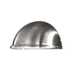 Torino Halvmåneplafond, 230-240V, 40W, IP23, E14, Rostfri Stor, Konstsmide