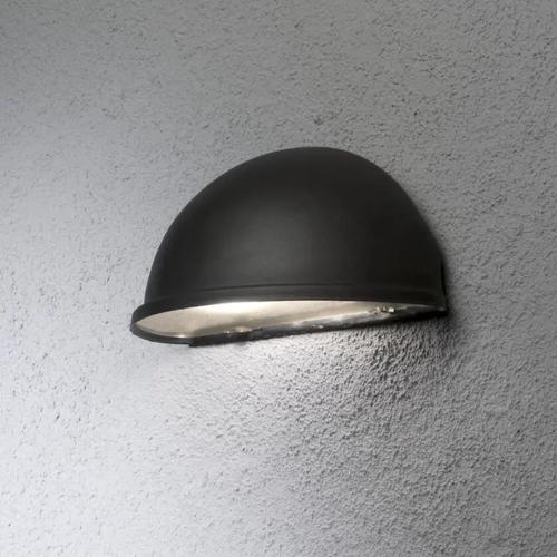 Torino Halvmåne Loftlampe E27 230-240V IP23 Sort Konstsmide