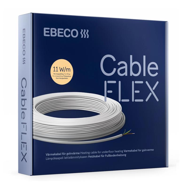 Cable Flex Ebeco Golvvärmekabel 73m 810W 230V IP67