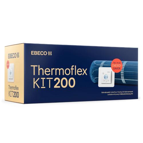 Thermoflex Kit 200 Ebeco Gulvvarmesæt 150W 120W/m² 1,25m² 2,5m