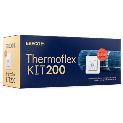 Thermoflex Kit 200 Ebeco Gulvvarmesæt 410W 120W/m² 3,4 m² 2,5m