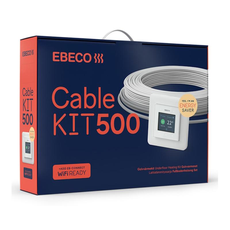 Cable Kit 500 Ebeco Kompletteringssats 107m 1180W 11W/m