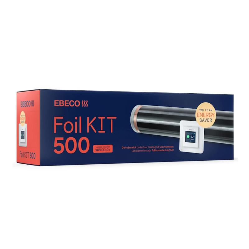 Foil Kit 500 Ebeco Golvvärmefoliekit 65W/m² 10m² 10m