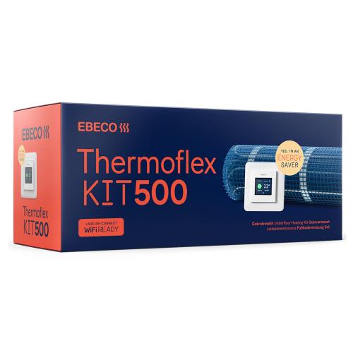 Thermoflex Kit 500 Ebeco Gulvvarmesæt 150W 120W/m² 1,25m² 2,5m