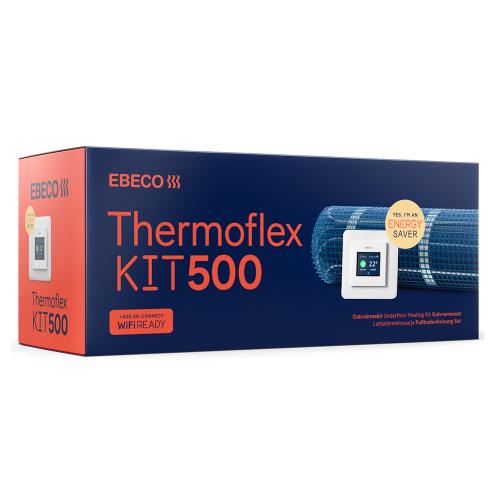 Thermoflex Kit 500 Ebeco Gulvvarmesæt 1700W 120W/m² 14m² 28m