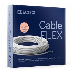 Cable Flex Ebeco ​Floor Heating Cable 36m 720W 230V IP67