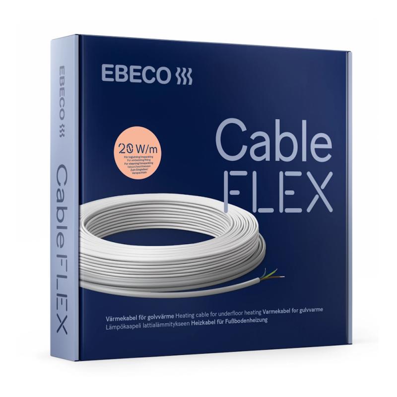 Cable Flex Ebeco Golvvärmekabel 64m 1290W 230V IP67
