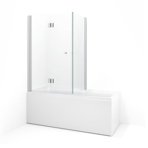 Macro Design Spirit Hjørnebruser/Niche Foldebadekar 680x930x1400 Blank