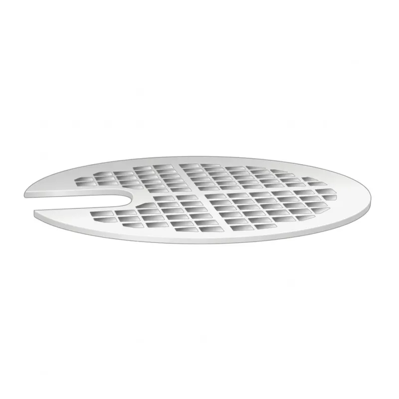 Sil med urtag till golvbrunnar och förhöjningar 225 Vit Epoxi 240mm