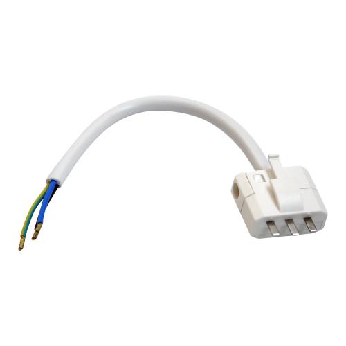 Cord Stand 15cm With DCL Lamp Plug 6A 230V White 5pcs Electrica