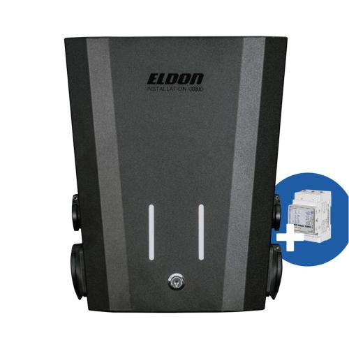 Ladeboks Duo.Combo Smart 3-Fase 22kW IP54 Eldon Installation