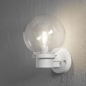 Nemi Wall Light, 230-240V, 60W, IP44, E27, White, Konstsmide