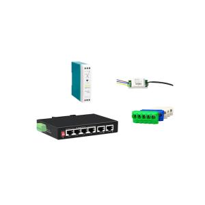 Ethernet Switchkit Metall Svart Ctek