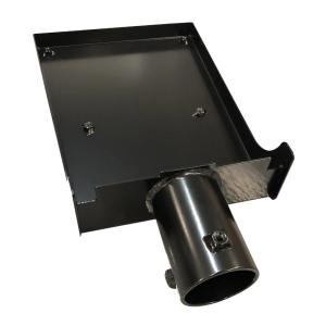 Pole Mount For A Charging Box Steel Black Ctek