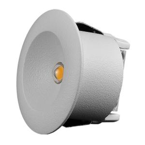 Minidownlight Q 1,2W 230V 2700K IP21 Vit 10st Designlight