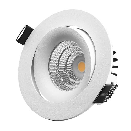 Downlight Tilt 7W 230V 2700K IP21 Hvid Designlight