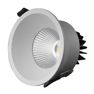 Downlight Fixed 11W 230V 3000K IP44 Matt White Designlight