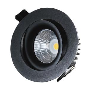 Downlight Tilt 7W 230V 2700K IP21 Black Designlight