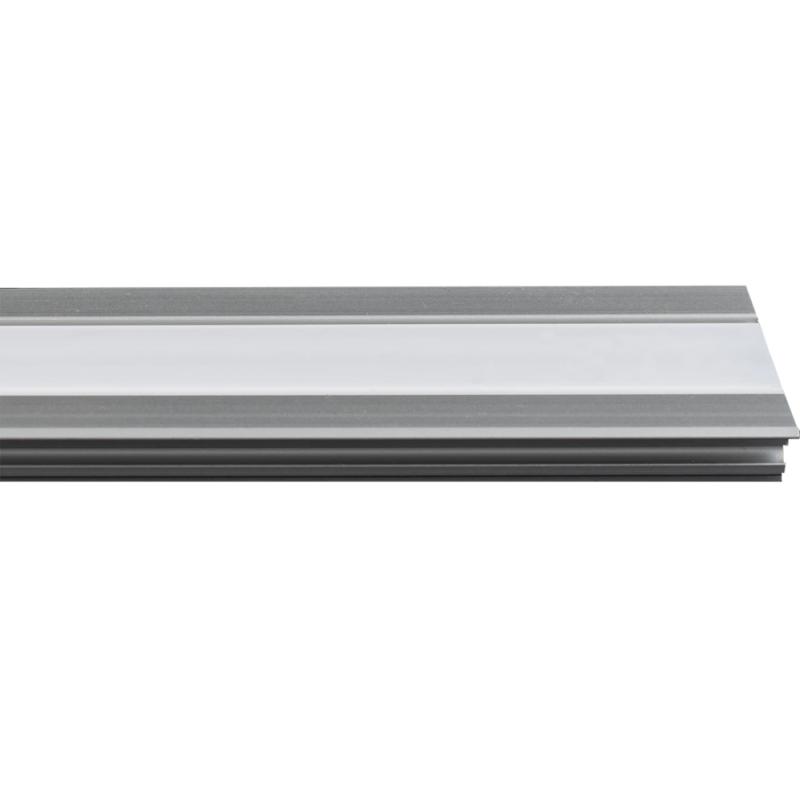 Aluminium Profil LED-List Infälld 2000mm Borstad Designlight