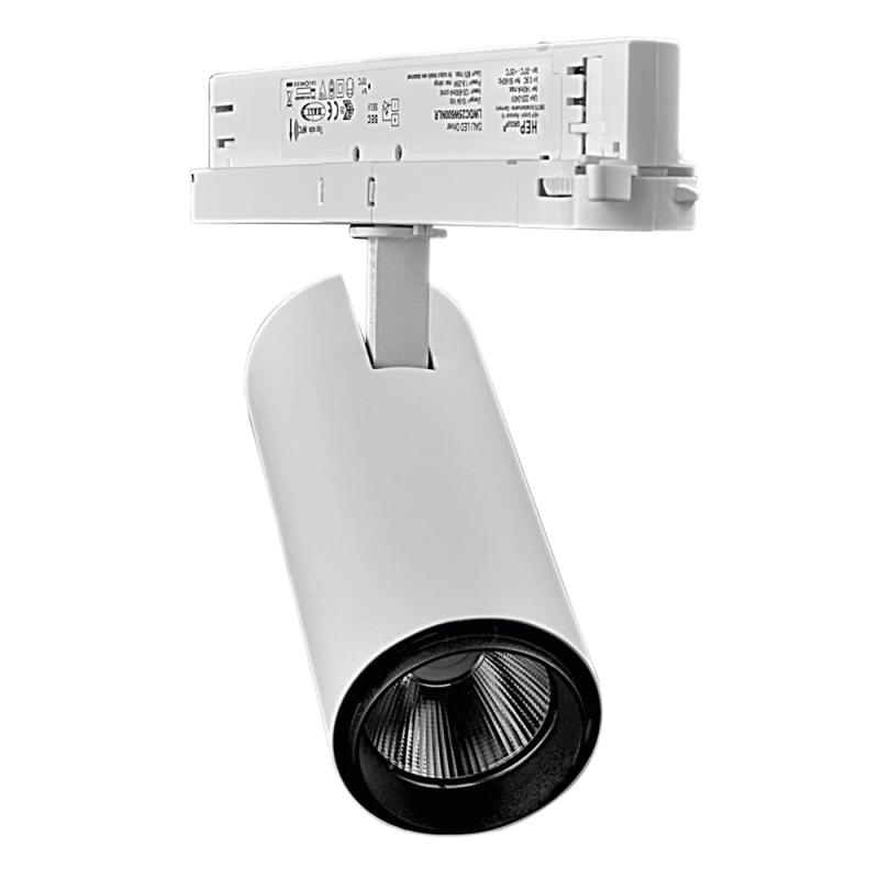 Tracklight Dali 3-Fas 20W 230V 3000K IP20 Vit Designlight