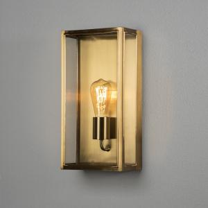 Carpi Wall Light Large E27 Pre-Brassed, Konstsmide