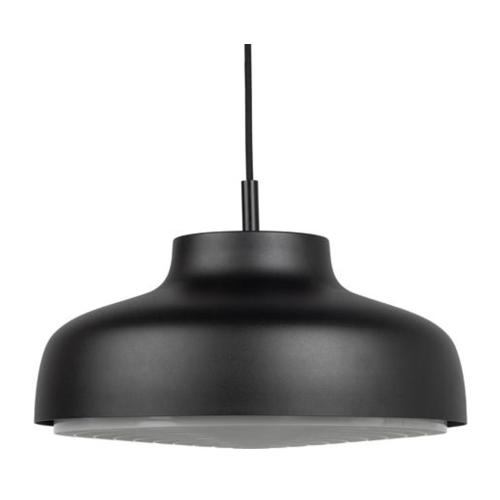 Pendant Luminaire Retro E27 220-240V IP20 Matt Black Solar Light