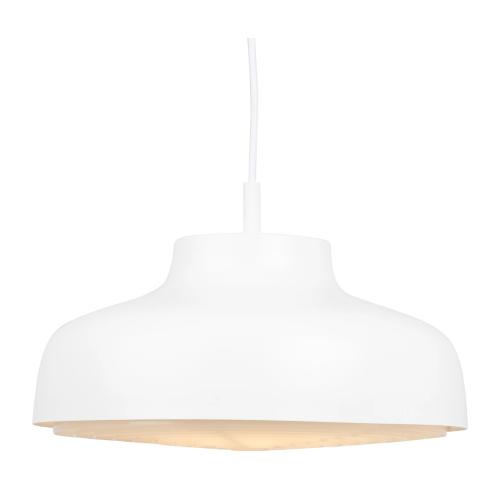 Pendant Luminaire Retro E27 220-240V IP20 Matt White Solar Light