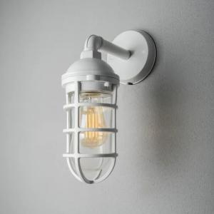 Olbia Væglampe E27 230-240V IP44 Hvid Konstsmide