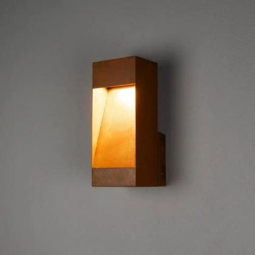 Rho Vägglykta LED 10W 230-240V IP54 Rost Konstsmide