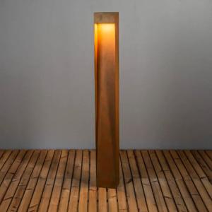 Rho Garden Post LED 230-240V 10W IP54 Rust Konstsmide